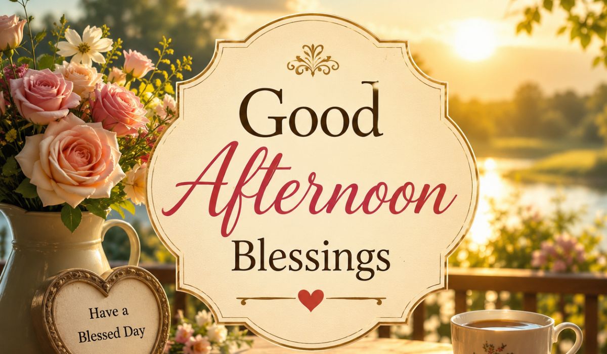 afternoon blessing 