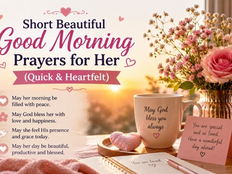 Short Beautiful Good Morning Prayers for Her