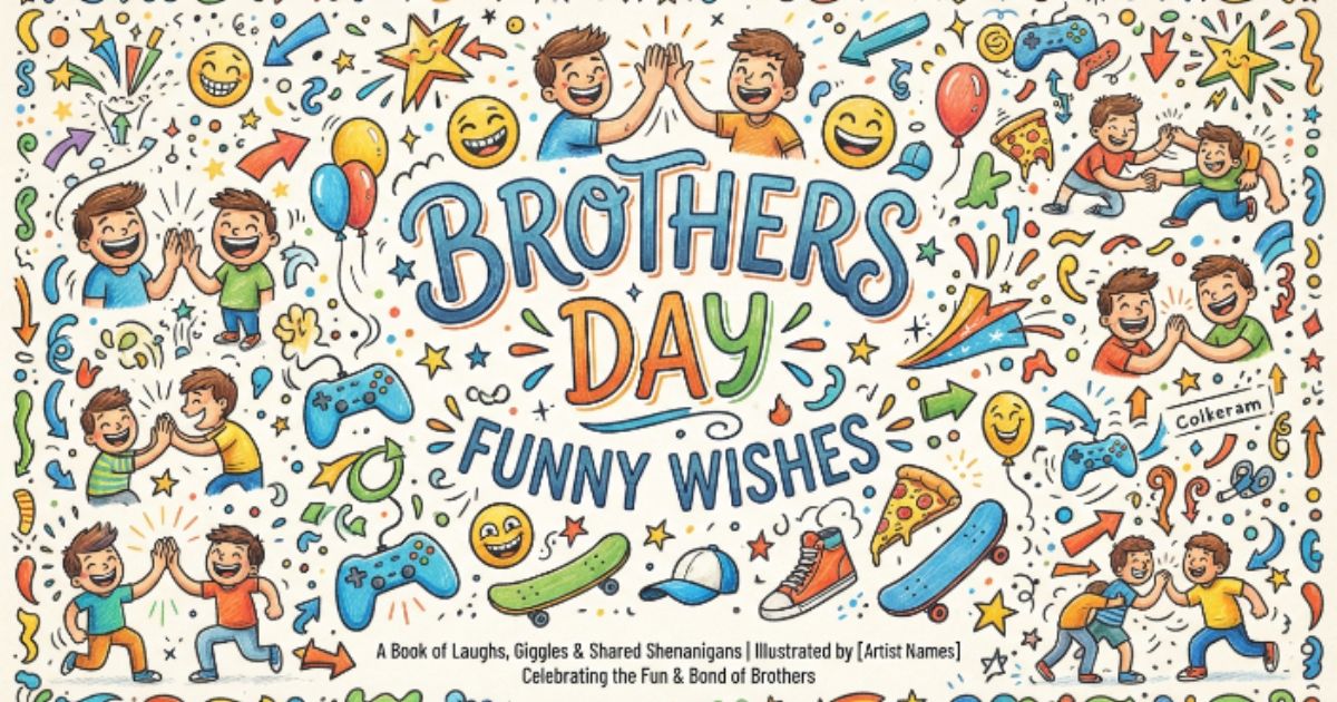 happy brothers
